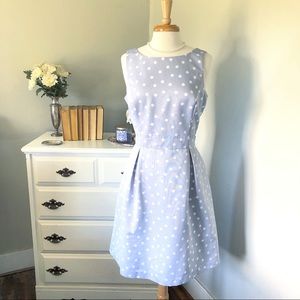 White House Black Market Midi Polka Dot Dress